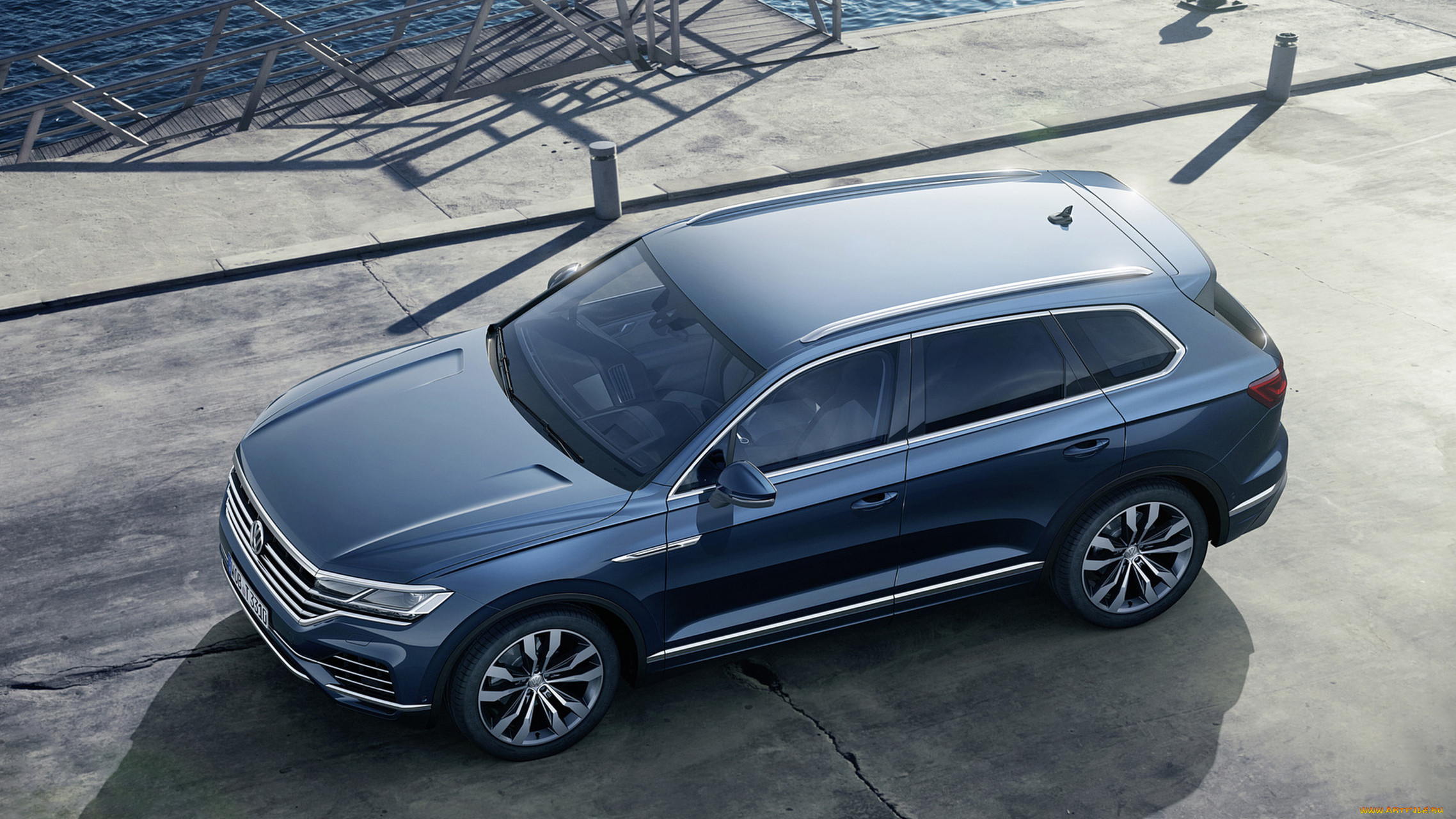 volkswagen touareg 2019, , volkswagen, blue, 2019, touareg